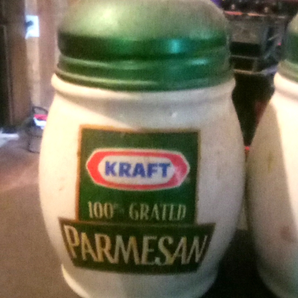 Antique KRAFT® Parmesan Cheese container